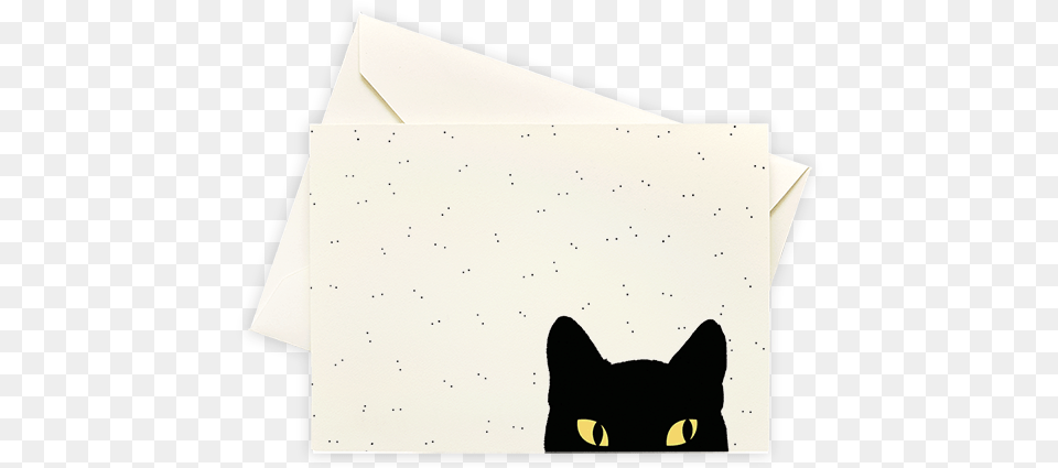 Black Cat, Envelope, Mail, Animal, Mammal Png Image
