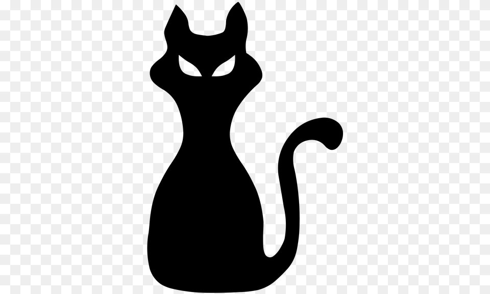 Black Cat Cat Halloween Silhouette Helloween Witch Modele Chat Noir Halloween, Lighting Png Image