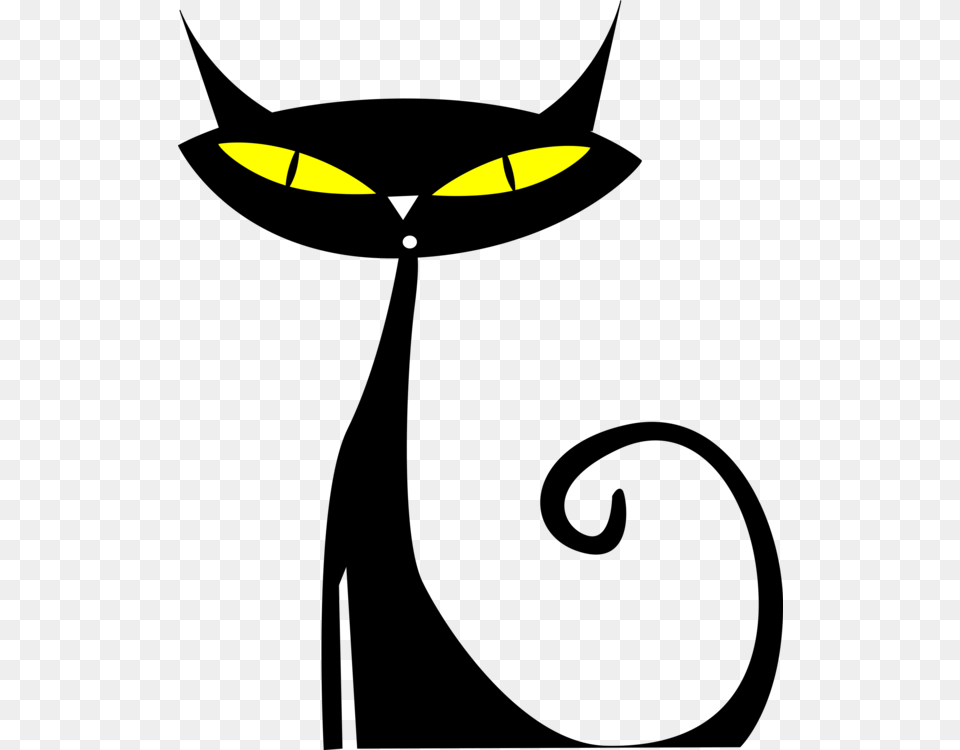 Black Cat Clip Art Cat Cartoon Halloween, Animal, Bird, Flying, Astronomy Free Png Download