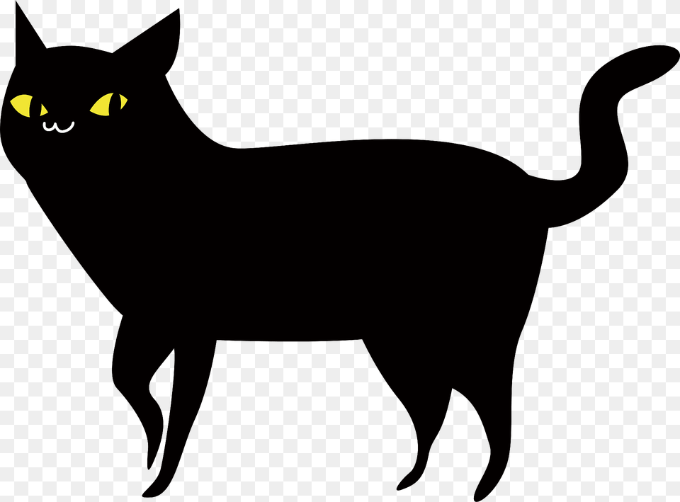 Black Cat Clipart, Animal, Mammal, Pet, Black Cat Free Transparent Png