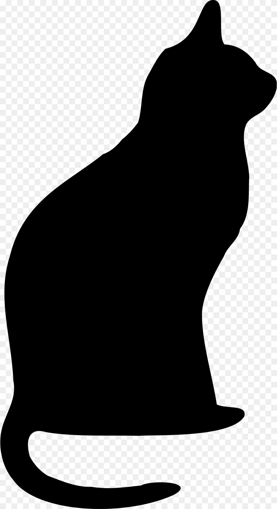 Black Cat Clipart Cats Stunning Cat Clip Art Black, Gray Free Png Download