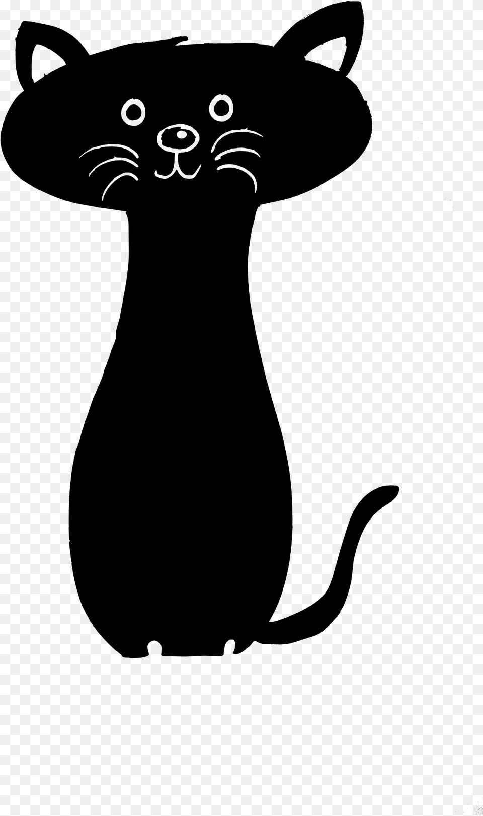 Black Cat Clipart Download Black Cat Transparent Cartoon, Gray Png Image