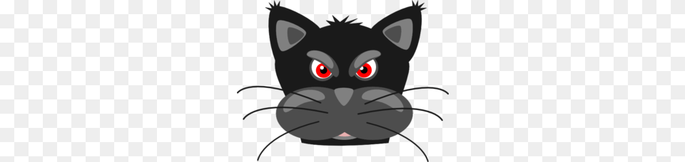 Black Cat Clipart Mad, Snout, Baby, Person, Animal Free Png Download