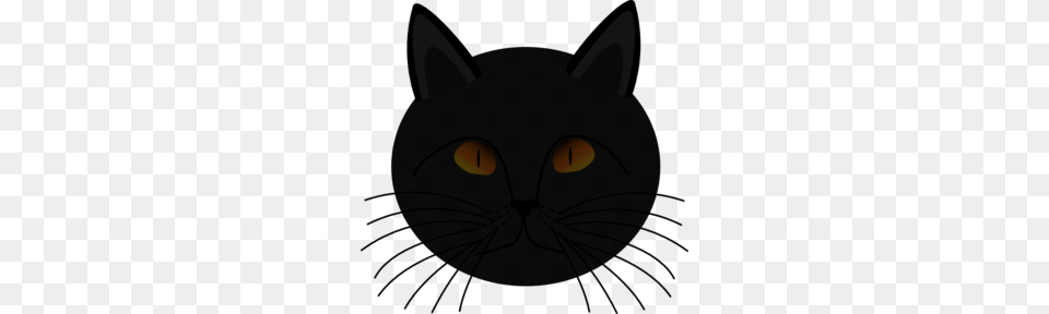 Black Cat Face Clip Art, Animal, Pet, Mammal, Black Cat Free Transparent Png