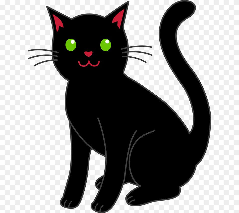 Black Cat Halloween Cats Clip Art Clipart Photo Transparent Halloween Black Cat Clip Art, Animal, Mammal, Pet, Black Cat Free Png