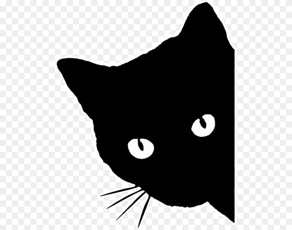 Black Cat Kitten Clip Art Silhouette Black Silhouette Cat Background, Animal, Mammal, Pet, Baby Free Png