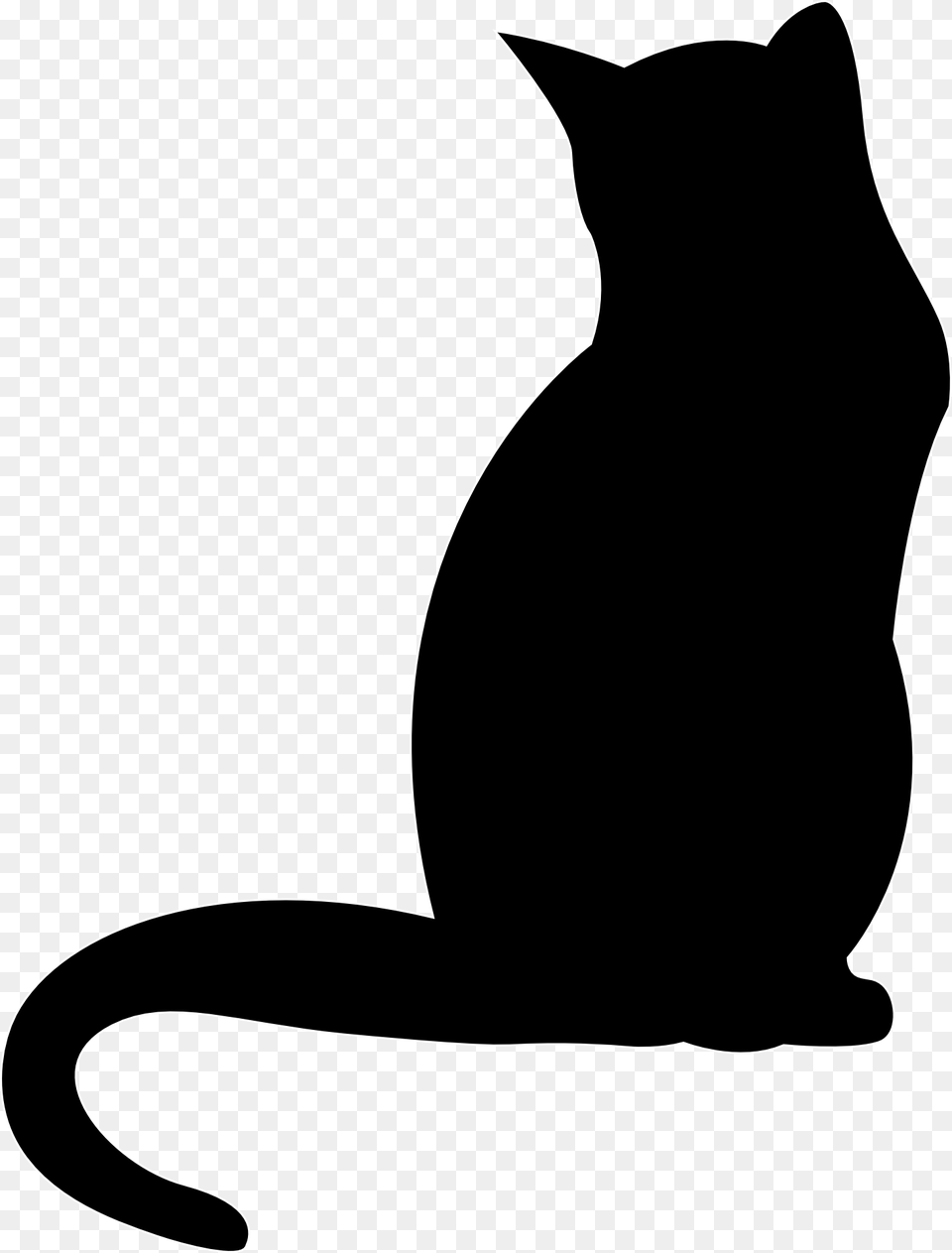 Black Cat Kitten Polydactyl Cat Clip Art Vector Black Cat, Silhouette, Animal, Mammal, Pet Png