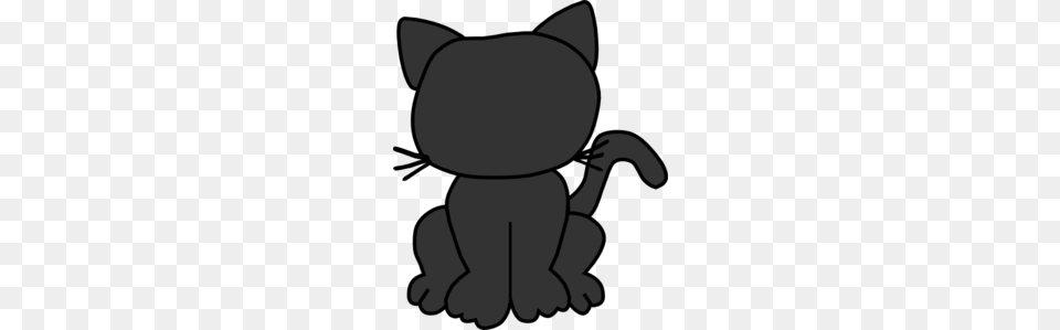 Black Cat Outline Clip Art, Baby, Person Png