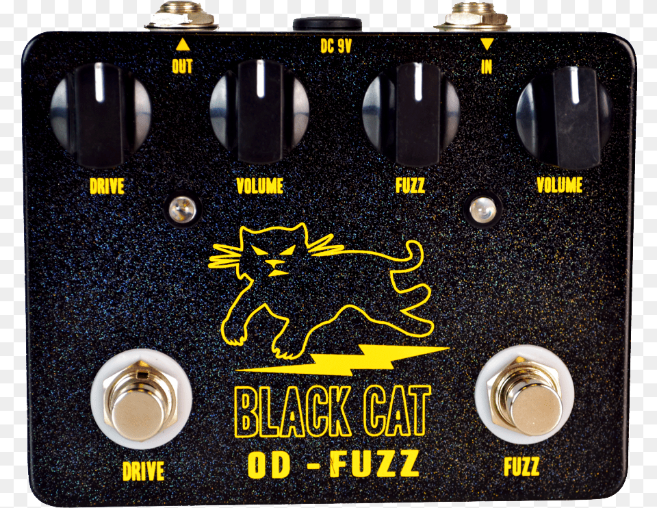 Black Cat Pedals Od Fuzz Black Cat Pedals, Electronics, Mobile Phone, Phone, Amplifier Png