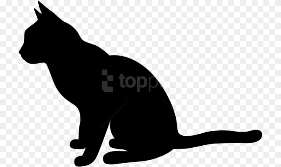 Black Cat Silhouette Background Black Cat Clipart, Lighting Free Transparent Png