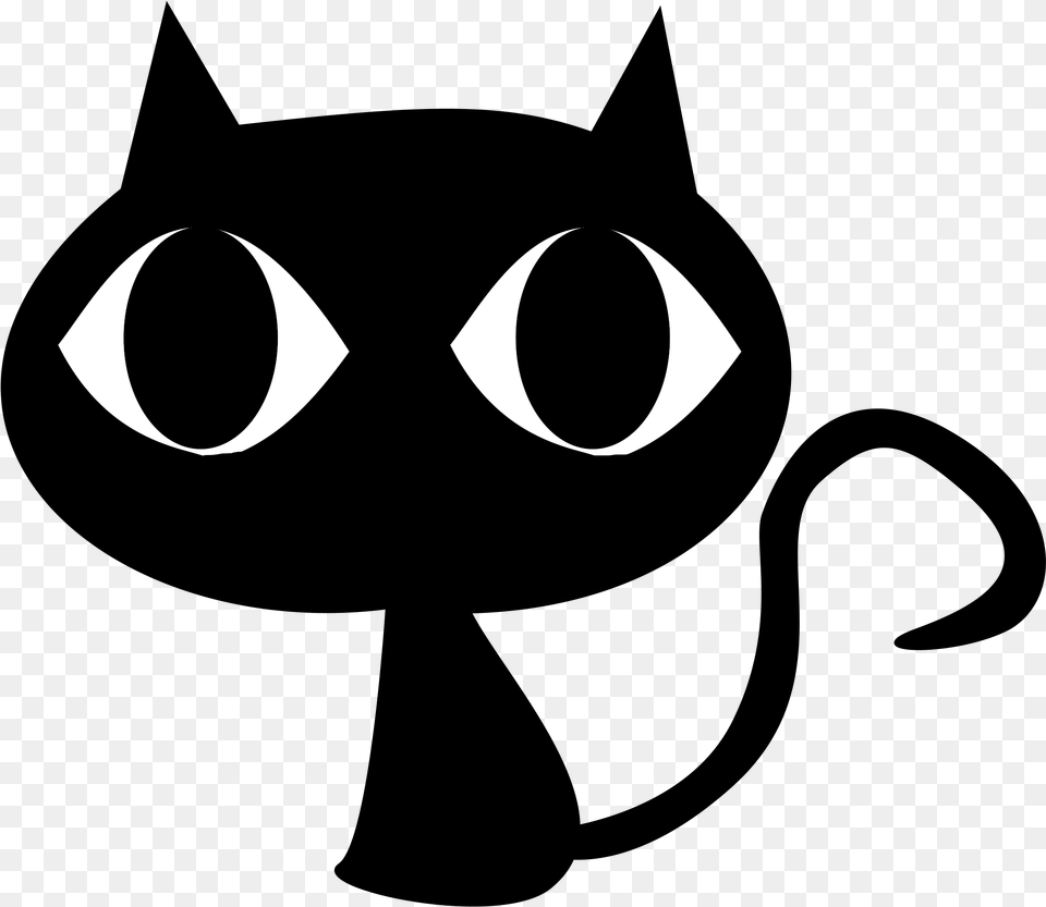 Black Cat Transparent Simbol Kucing, Astronomy, Moon, Nature, Night Free Png