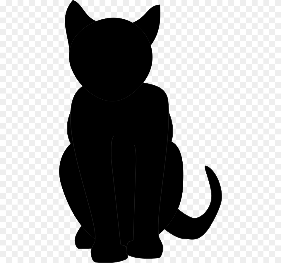 Black Cat Vector File Vector Clip Art, Silhouette, Animal, Mammal, Pet Free Png