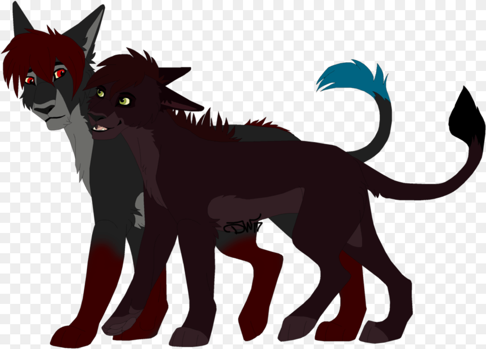 Black Cat Whiskers Demon Canidae Wolf, Face, Head, Person, Animal Free Png Download