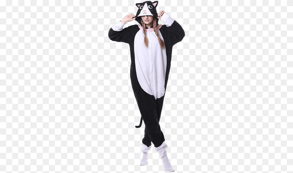 Black Cat Womens Onesiesdata Rimg Lazydata Animal Costume Cat For Men, Clothing, Person, Pirate, Long Sleeve Png Image