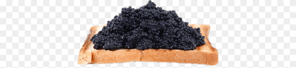 Black Caviar On Toast, Food, Berry, Fruit, Plant Free Transparent Png