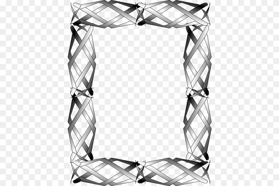 Black Celtic Tribal Certificate Simple Frame Volleyball Frame Clip Art, Device, Grass, Lawn, Lawn Mower Free Transparent Png