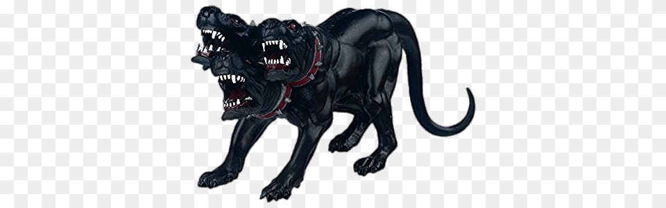 Black Cerberus Figurine, Animal, Mammal, Panther, Wildlife Png Image