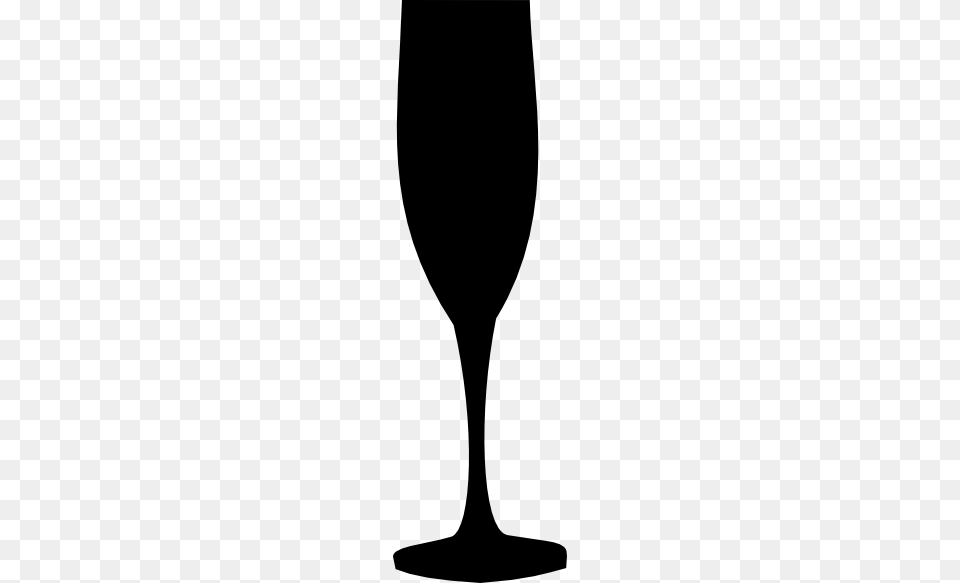Black Champagne Glass Clip Art, Liquor, Alcohol, Beverage, Wine Glass Free Png Download