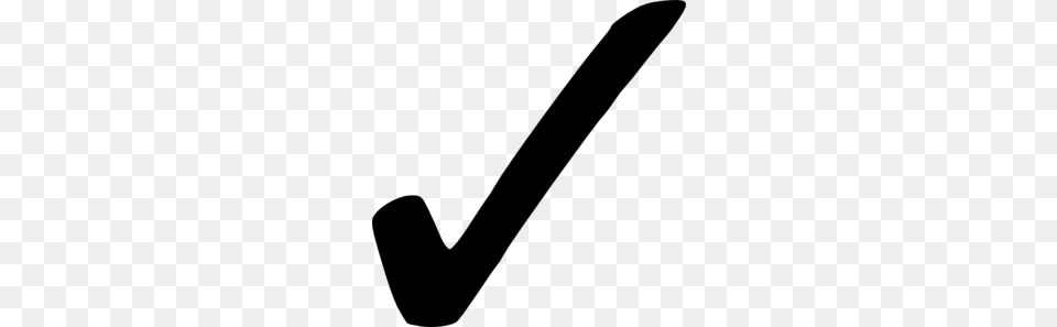 Black Check Mark, Gray Free Png