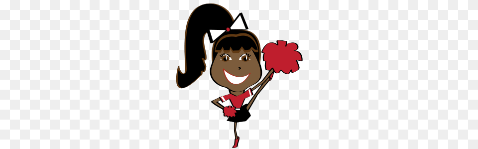 Black Cheerleader Cliparts, Baby, Person, Face, Head Png Image