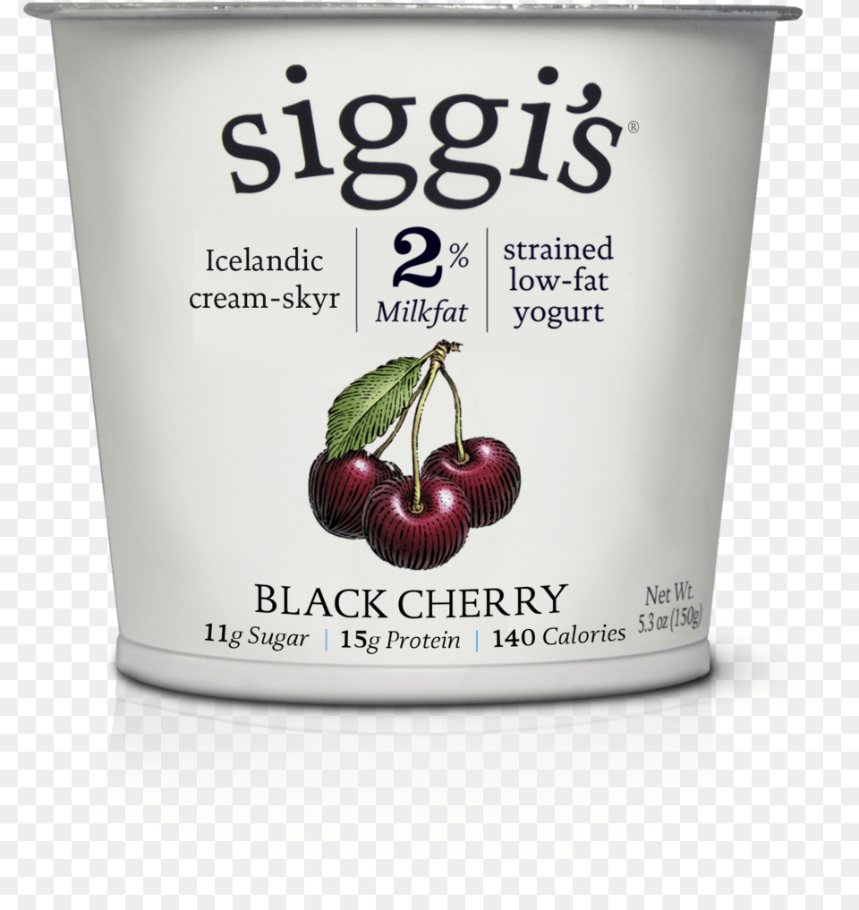 Black Cherry Yogurt, Food, Fruit, Plant, Produce Png Image