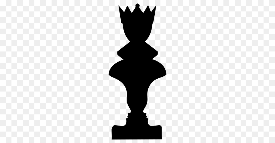 Black Chess Piece, Gray Png Image