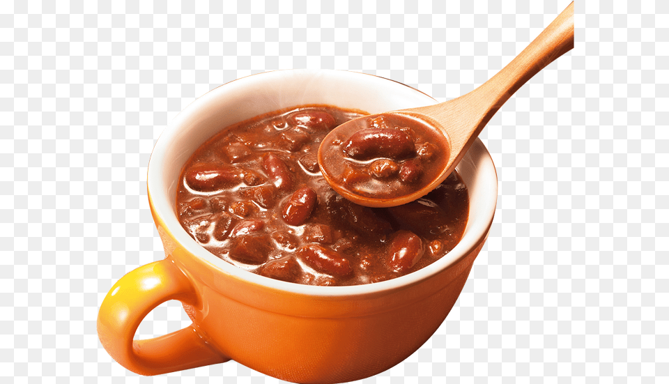 Black Chili Soup, Spoon, Cutlery, Cup, Food Free Png Download