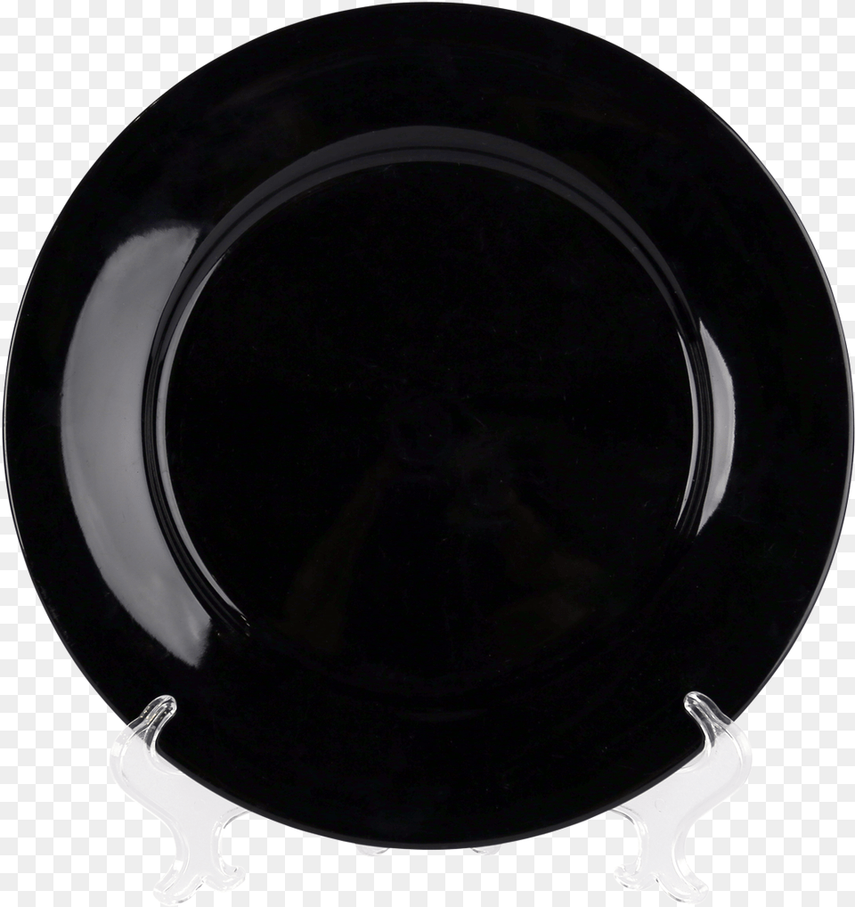 Black China 10 Dinner Plate Circle, Dish, Food, Meal, Platter Free Png Download