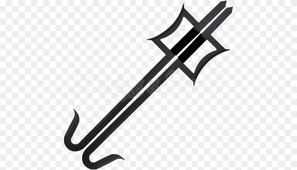 Black Chinese Hook Swords, Sword, Weapon, Blade, Dagger Free Png