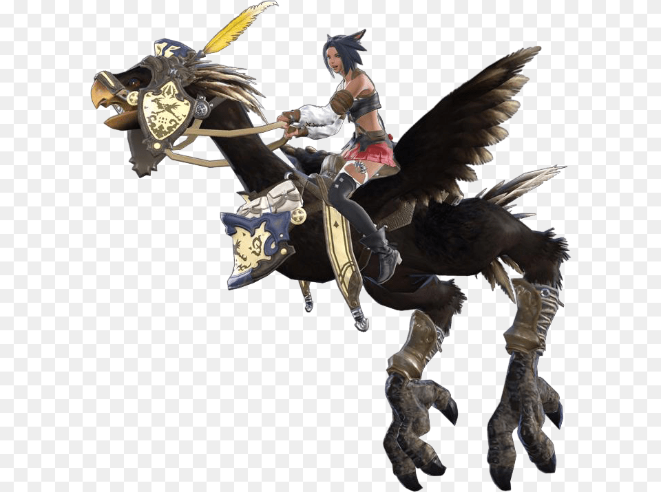 Black Chocobo Art, Adult, Female, Person, Woman Free Png