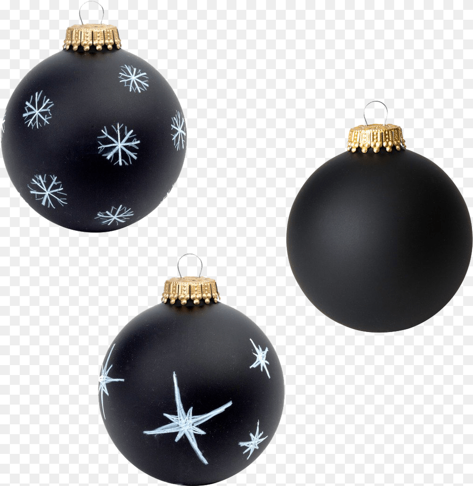 Black Christmas Ball Picture Black Christmas Ball, Accessories, Earring, Jewelry, Ornament Free Transparent Png