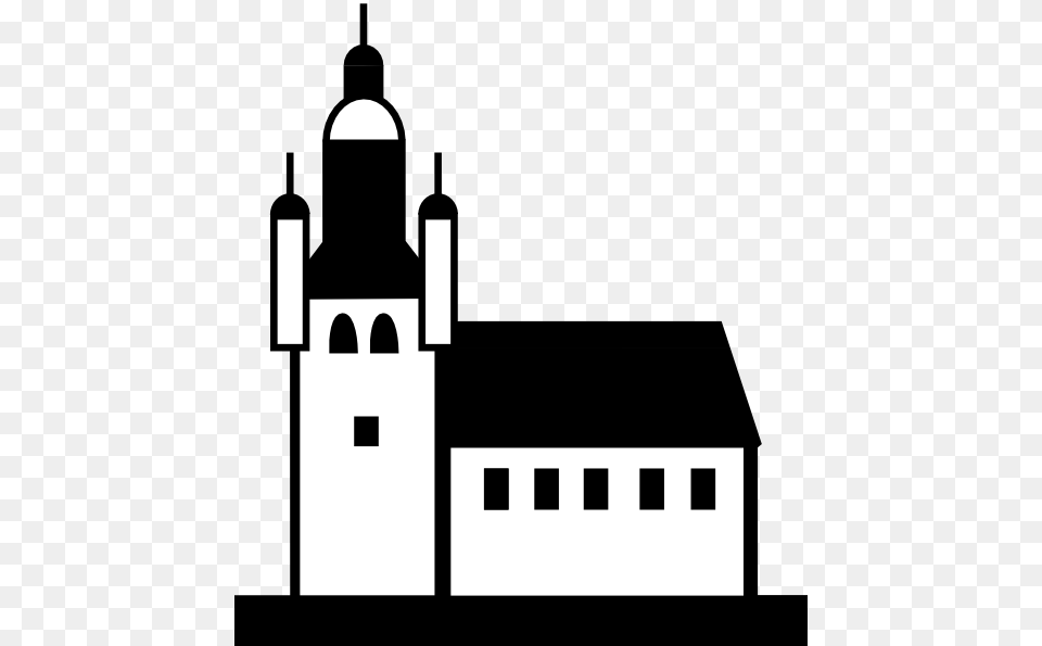 Black Church Clip Art, Architecture, Building, Monastery, Bell Tower Png