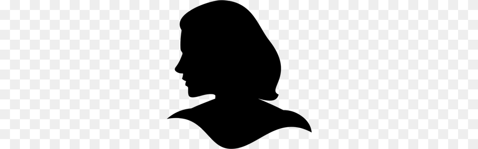 Black Church Lady Clip Art, Gray Free Png