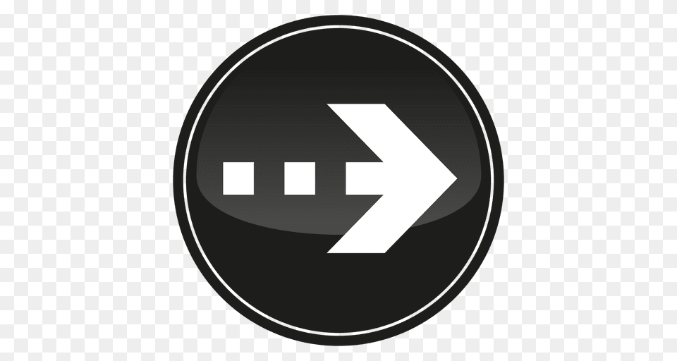 Black Circle Arrow Button, Sign, Symbol Png