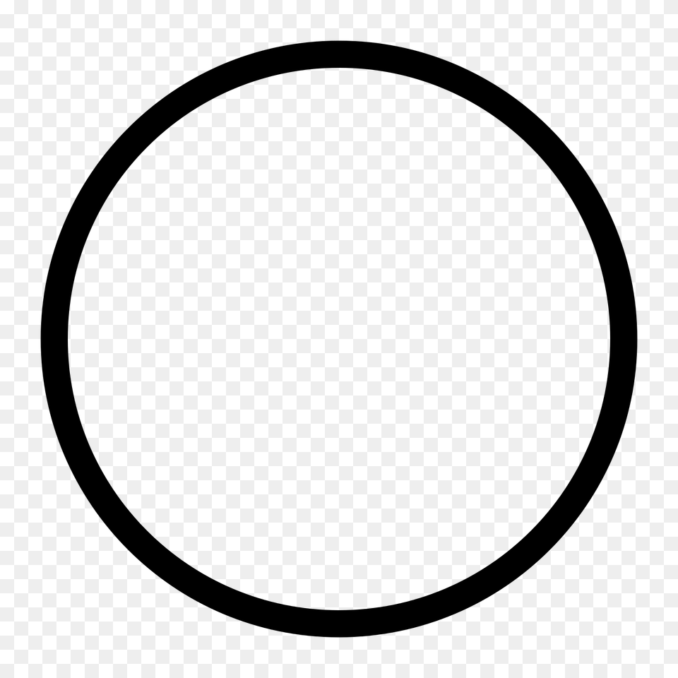 Black Circle Clipart, Gray Free Transparent Png