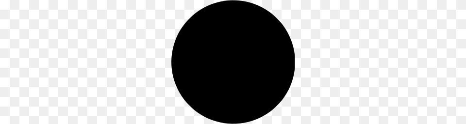 Black Circle Icon, Gray Png Image