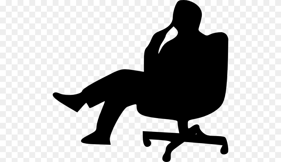 Black Clip Art, Sitting, Silhouette, Person, Furniture Free Png