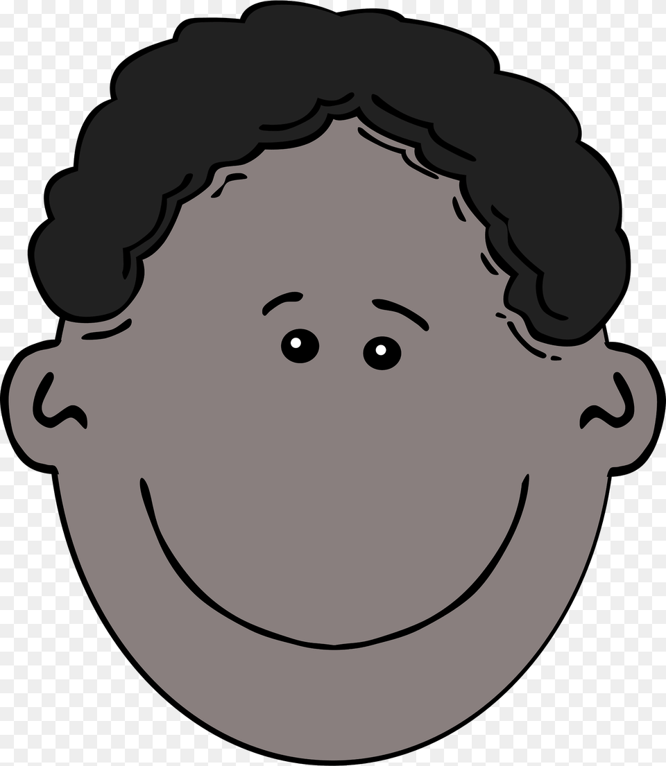 Black Clipart, Face, Head, Person, Photography Png Image