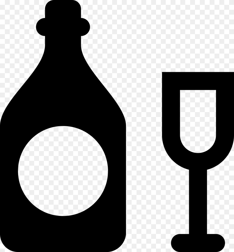 Black Clipart Alcohol, Gray Free Png