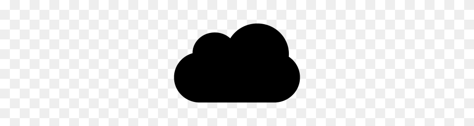 Black Cloud Icon, Gray Free Transparent Png