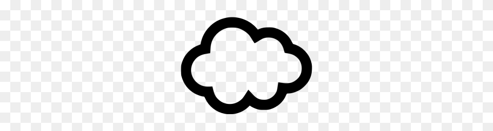 Black Cloud Icon, Gray Free Png Download