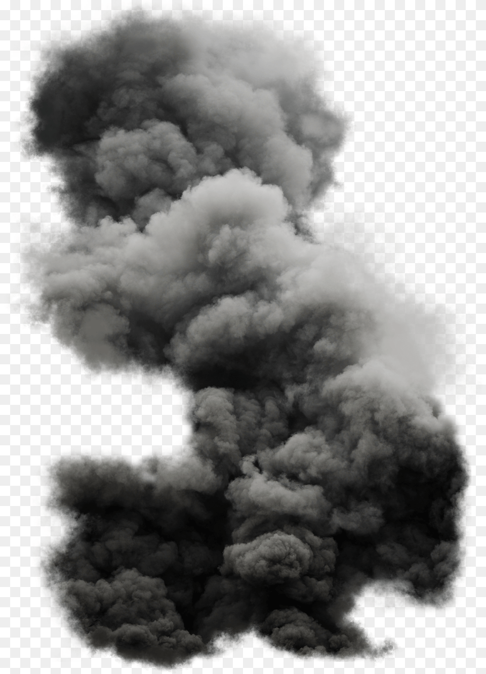 Black Cloud Smoke Big, Pollution, Nature, Outdoors Png