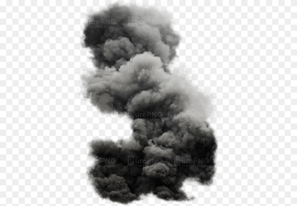 Black Cloud Smoke Image Purepng Transparent Black Smoke Bomb, Nature, Outdoors, Pollution Png