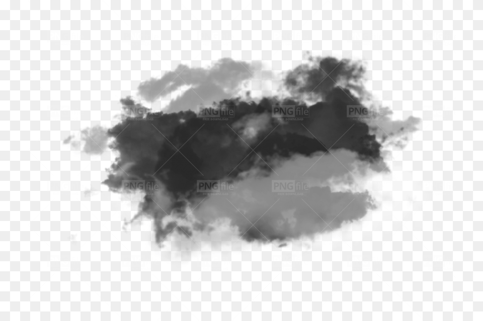 Black Clouds Monochrome, Nature, Outdoors, Weather, Smoke Free Png