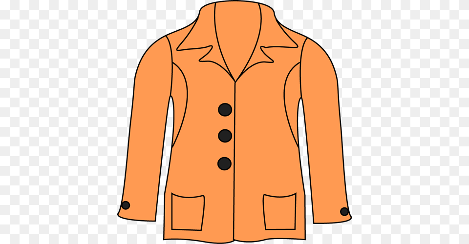 Black Coat Cliparts, Blazer, Clothing, Jacket, Long Sleeve Free Png