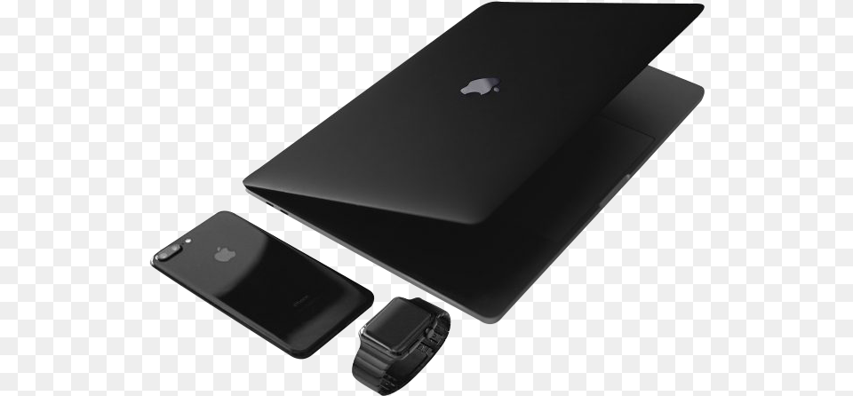 Black Color Apple Machines Apple, Computer, Electronics, Laptop, Pc Free Png Download