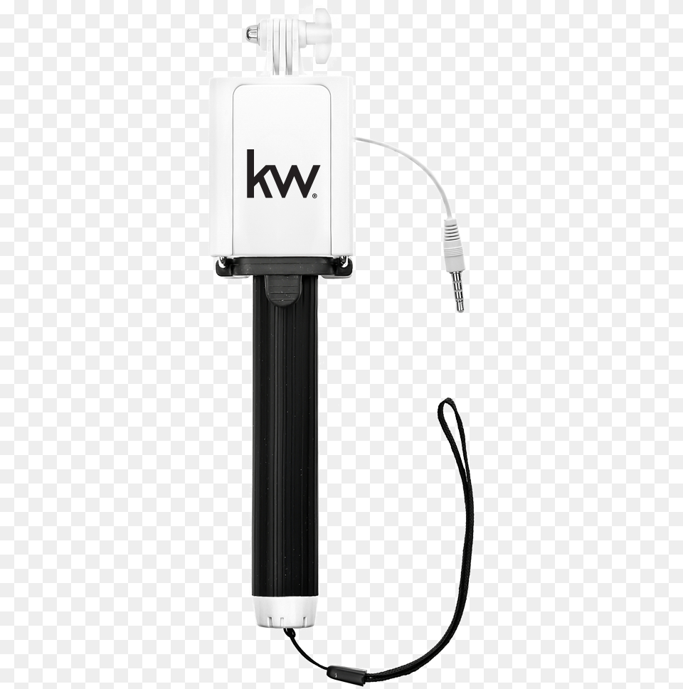 Black Compact Selfie Stick, Adapter, Electronics, Plug Png