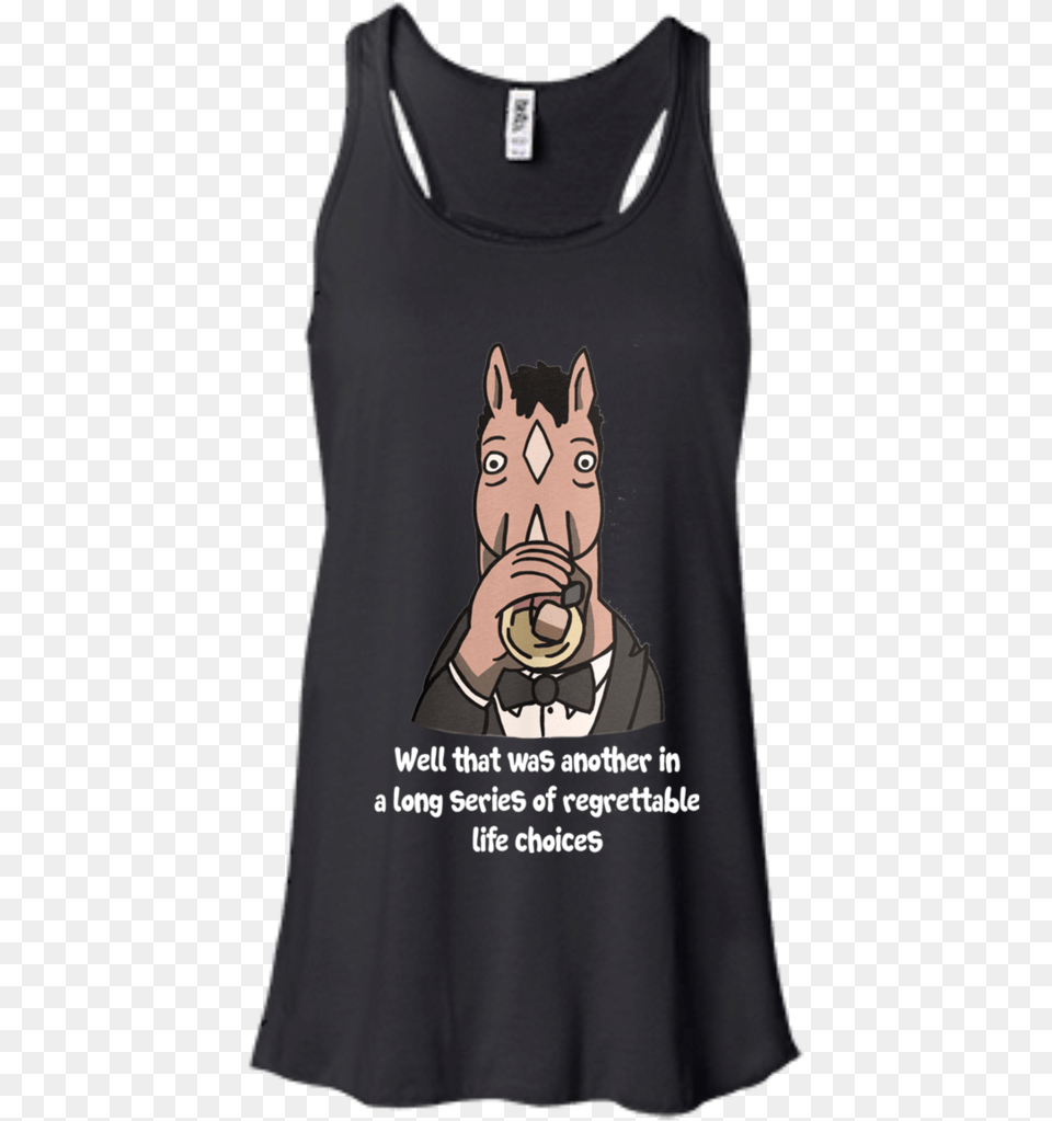 Black Concert Tank Top, Clothing, T-shirt, Tank Top, Person Png