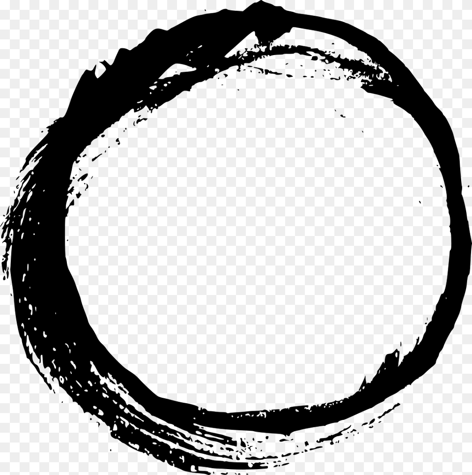 Black Cool Circles, Gray Free Png Download