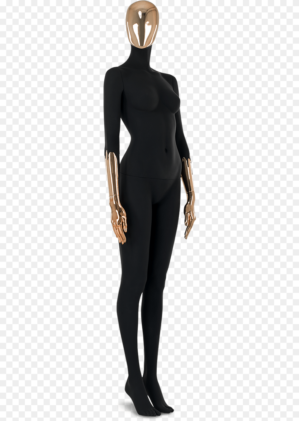 Black Copper Mannequin, Adult, Clothing, Female, Long Sleeve Png Image